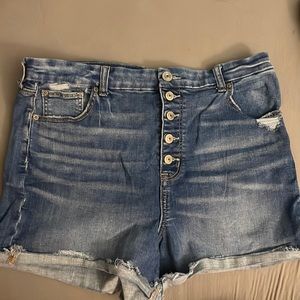 American Eagle Jean Shorts Size 16 Next Level Stretch